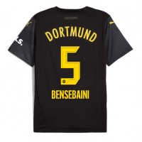 Camiseta Borussia Dortmund Ramy Bensebaini #5 Segunda Equipación Replica 2024-25 mangas cortas